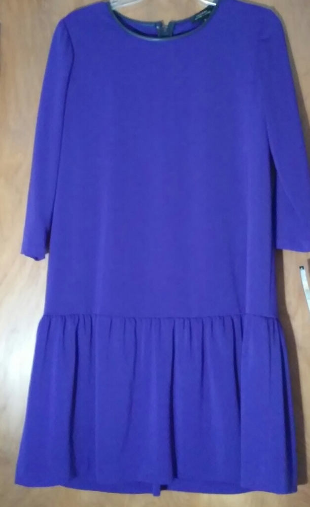 Tahari Purple Dress size 8 NWT